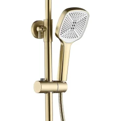 Rea Kit De Douche My1902-77Gg Storm Brush Gold 45X19X144Cm* Colonne De Douche Mécanique