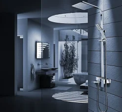 Rea Kit De Douche Navaro Chrome 14,5X21,5X119,5Cm