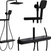 Rea Kit De Douche Pedro Thermostat Black* Colonne De Douche Mécanique