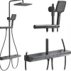 Rea Kit De Douche Pedro Thermostat Titanium