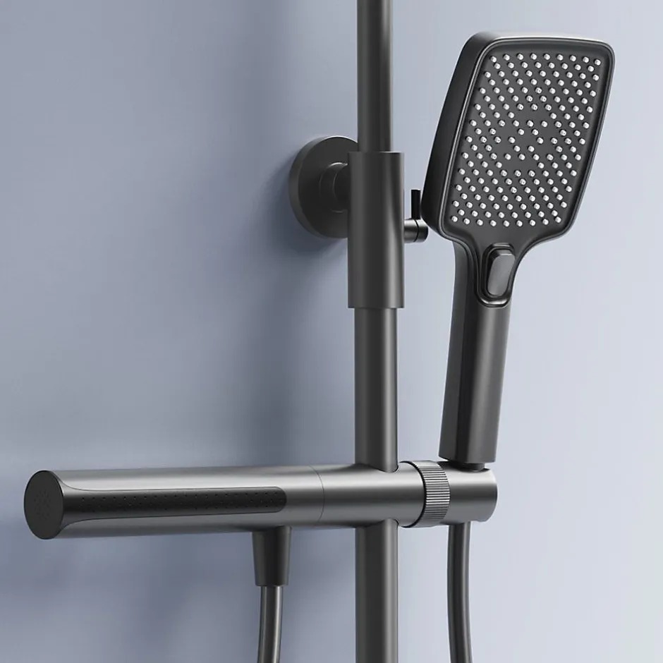 Rea Kit De Douche Pedro Thermostat Titanium