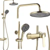 Rea Kit De Douche Rebel Gold 17X25X135,5Cm* Colonne De Douche Mécanique