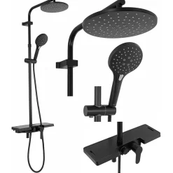 Rea Kit De Douche Santos Black 13,5X40X117Cm