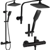 Rea Kit De Douche Tom Thermostat Black* Colonne De Douche Mécanique