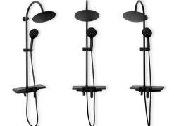 Rea Kit De Douche Vigo Black 51,5X40X99Cm