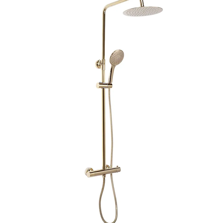 Rea Kit De Douche Vincent Thermostat Gold 27,5X27X123,5Cm