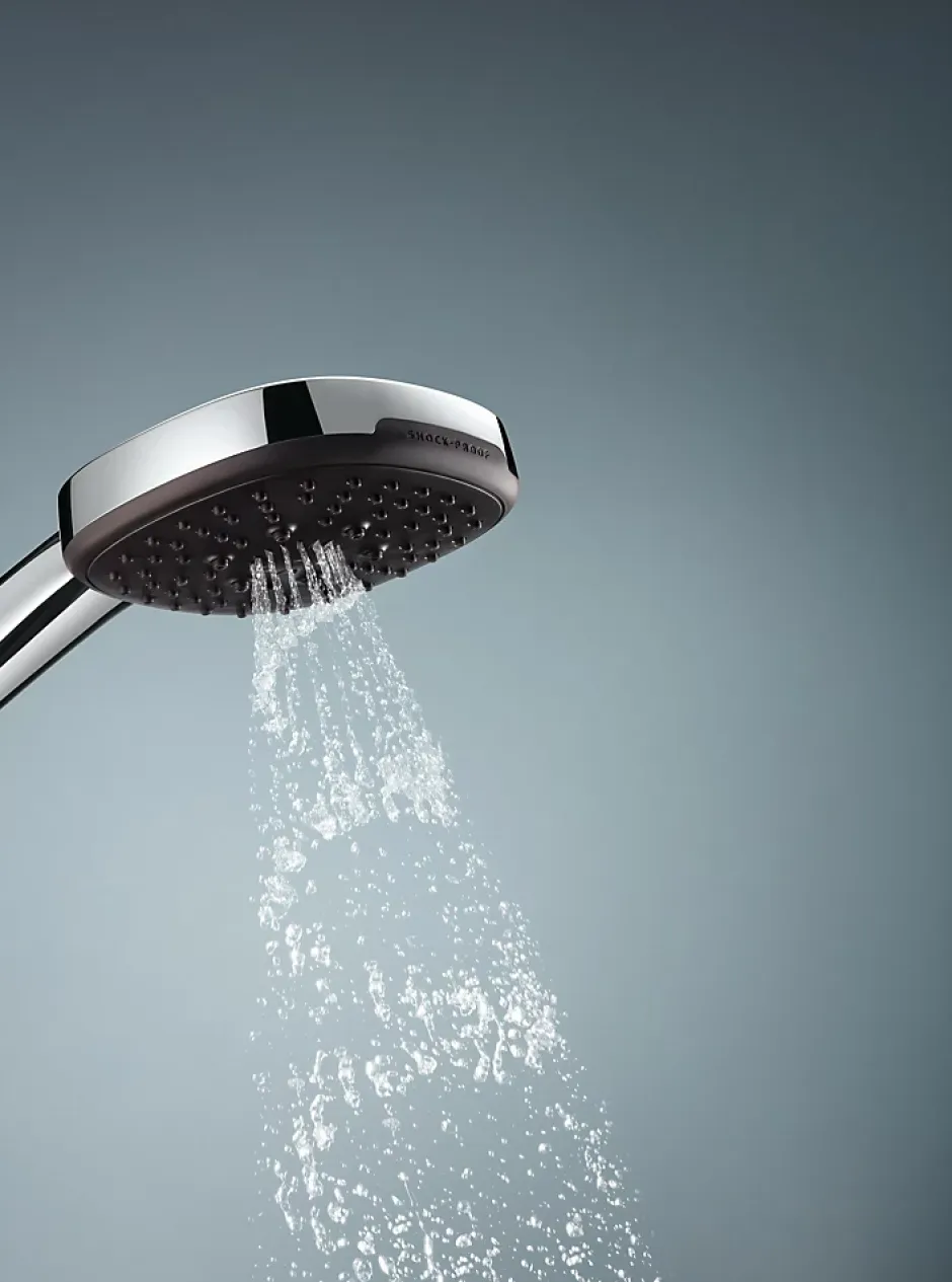 Grohe Kit de douche sans robinetterie avec douchette + flexible + barre chrome, Vitalio Comfort 100* Colonne De Douche Sans Robinetterie