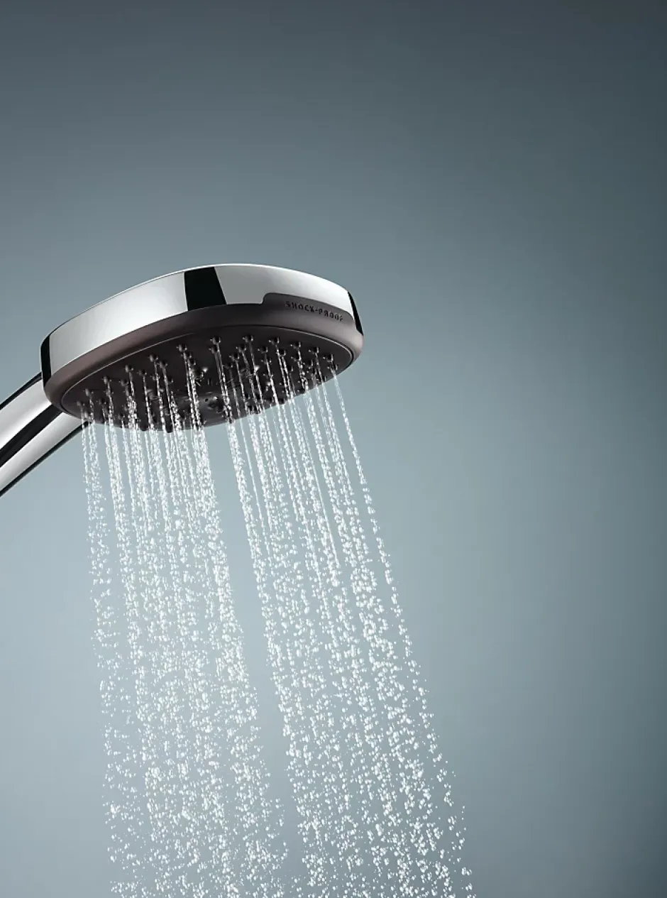 Grohe Kit de douche sans robinetterie avec douchette + flexible + barre chrome, Vitalio Comfort 100* Colonne De Douche Sans Robinetterie