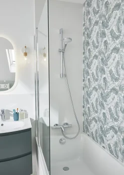 Hansgrohe Kit de douche sans robinetterie avec douchette 3 jets + flexible + barre réglable Croma Select S Vario* Colonne De Douche Sans Robinetterie