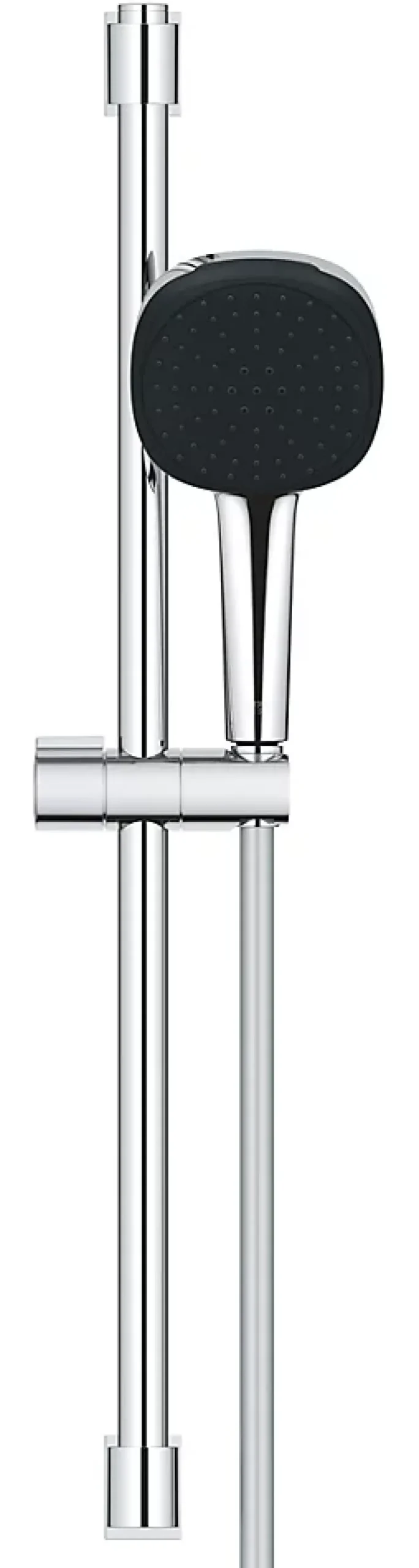 Grohe Kit de douche sans robinetterie avec douchette 2 jets + flexible + barre chrome, Vitalio Comfort 110* Colonne De Douche Sans Robinetterie