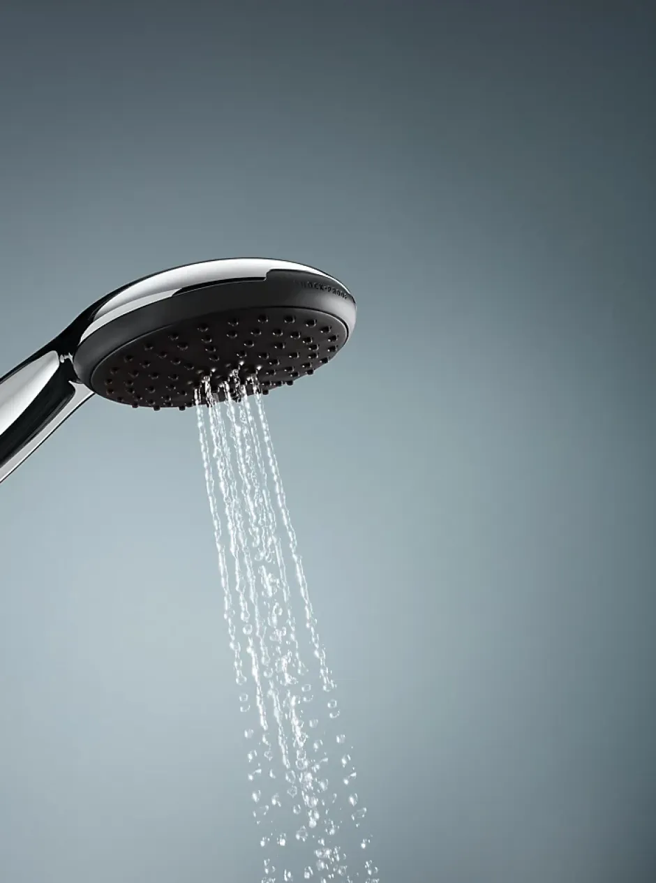 Grohe Kit de douche sans robinetterie avec douchette + flexible + barre chrome, Vitalio Start