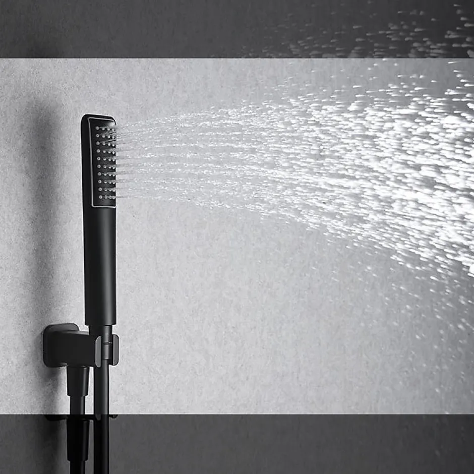 Imex Products Kit de douche thermostatique encastre HIDRA noir mat* Robinet De Douche