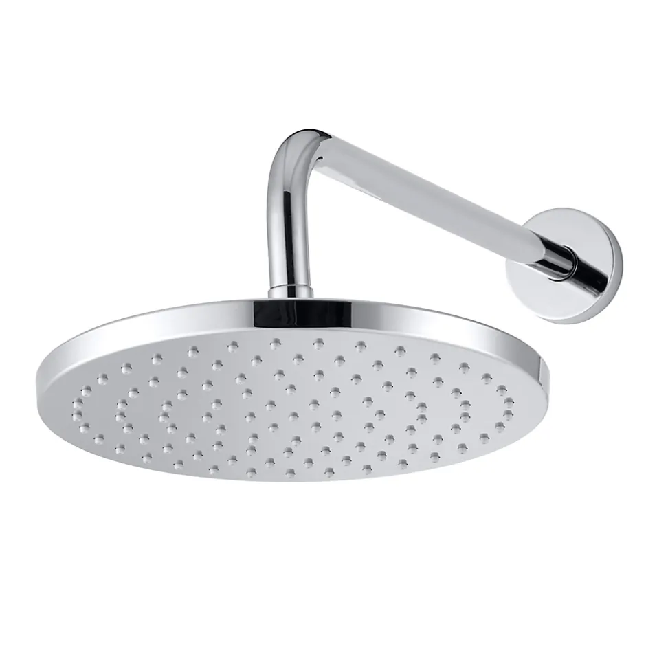 GoodHome Kit de douche thermostatique à encastrer chrome Cavally