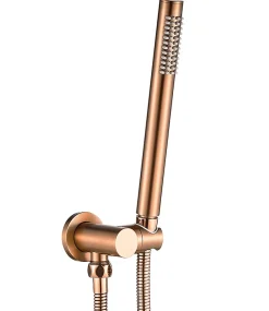 Rea Kit de douche-baignoire encastrée Lungo Copper Brush + box