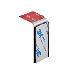 GoodHome Kit de fixations de plinthes à carreler pour receveur de douche à poser, amovibles, Brosna