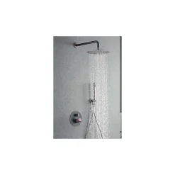 Imex Products Kit douche encastrable laitonacier PVD or rose mitigeur 2 voies tête 25 cm* Colonne De Douche Encastrable
