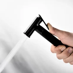 Imex Kit Hygiène Douchette de WC / Bidet Encastré Noir Mat GENOVA RDG053/NG* Robinet De Bidet