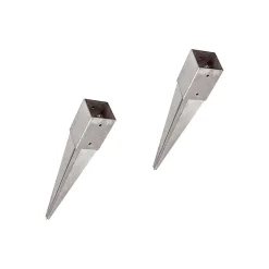 Cémonjardin Kit étendoir à linge extérieur bois Séville + 2 supports poteaux à enfoncer