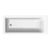 Geberit KOLO by Rekord 160 x 70 cm Baignoire droite avec pieds en acrylique, blanc (XWP1660000)