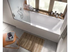 Geberit KOLO by Rekord 160 x 70 cm Baignoire droite avec pieds en acrylique, blanc (XWP1660000)