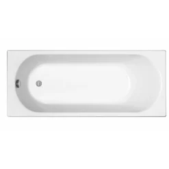 Kolo by Geberit 160x70 cm Ensemble baignoire Opal Plus universelle + Pare baignoire pivotant chrome + pieds (XWP1260000-SETP1)