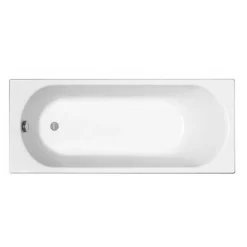 Kolo by Geberit 170x70 cm Ensemble baignoire Opal Plus universelle + Pare baignoire pivotant chrome + pieds (XWP1270000-SETP)* Baignoire Droite