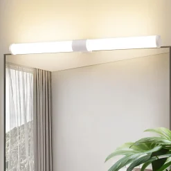 Nettlife Lampe de miroir de salle de bain LED 40 cm 6 W IP44 4 000 K* Miroir Lumineux