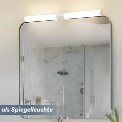 Nettlife Lampe de miroir de salle de bain LED 40 cm 6 W IP44 4 000 K* Miroir Lumineux