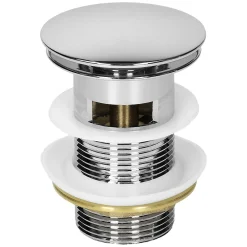 Luxebath Lavabo à encastrer noir mat céramique bouchon de vidange argent* Vasque À Encastrer
