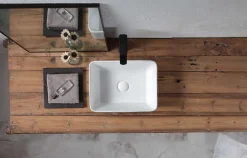 Poalgi Lavabo à poser RT4030 céramique 40,5x13x30 cm blanc* Vasque À Poser