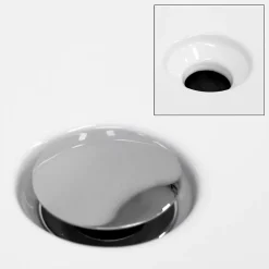ECD Germany Lavabo +a poser ceramique vasque lave-mains salle de bain ovale blanc 605x380 mm* Vasque À Poser