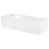 Ml-Design Lavabo de salle de bain vasque à poser toilette blanc en céramique 510 x 250 mm* Vasque À Poser