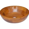 Helloshop26 Lavabo de salle d'eau vasque à bois