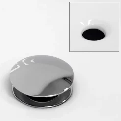 ECD Germany Lavabo en ceramique blanc vasque a poser rond Evier design moderne 400x400mm* Vasque À Poser