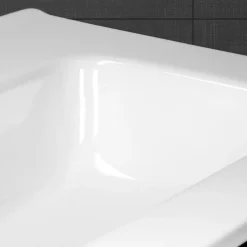 Ml-Design Lavabo en céramique blanc avec garniture de vidage et trop-plein* Vasque À Encastrer