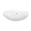 GoodHome Lavabo en céramique blanc brillant l.55,5 x H.19,1 x P.47,2 cm Tasi