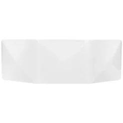 Ml-Design Lavabo en céramique pour salle de bain lavabo en forme de diamant 42x13,5 cm