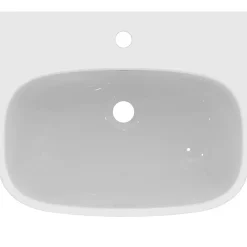 Ideal Standard Lavabo en porcelaine vitrifiée blanche l.55 x H.18 x P.44 cm,* Lavabo