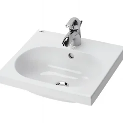 Sanindusa Lavabo mural pour enfant céramique traditionnelle WCkids sanitaires pour enfant 43 blanc* Lavabo