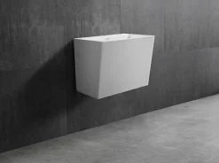 Bernstein Lavabo mural suspendu design 50x35x40cm en fonte minérale - TW18