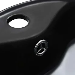 Home Maison Lavabo rond avec trop-plein (36x13 cm - Noir)
