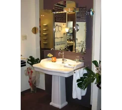Sarreguemines Lavabo sur colonne Louxor blanc* Lavabo