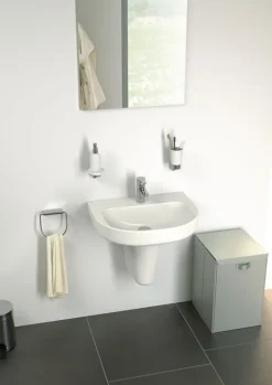 Autres Lavabo Vasque Porcelaine Blanche KHEOPS 55 x 48 IDEAL STANDARD J518101