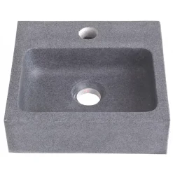 Planète Bain Lave main en pierre de très grande qualité gris ardoisé* Lavabo