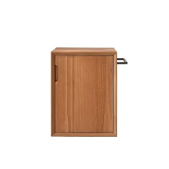 Berah Getah Lave main en teck massif suspendu 40 cm* Meuble Sous-Vasque