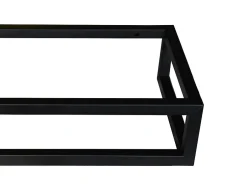 Vente-unique Lave main suspendu en béton avec support - Robinetterie à droite - L40 x l22 cm - UCHAMI