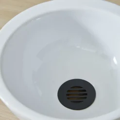 Planète Bain Lave mains design en bol blanc