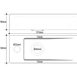 Planète Bain Lave-mains gain de place noir mat à suspendre 37 x 15 cm - robinet à gauche - Longine* Lavabo