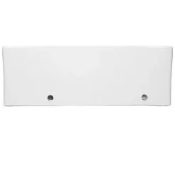 ECD Germany Lave-mains lavabo vasque salle de bain ceramique rectangulaire blanc 350x205mm