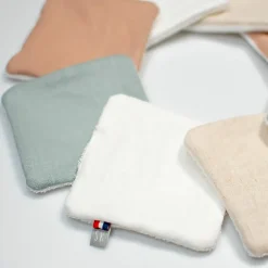 Sevira Kids Lingettes bébé lavables en lin 8 pièces